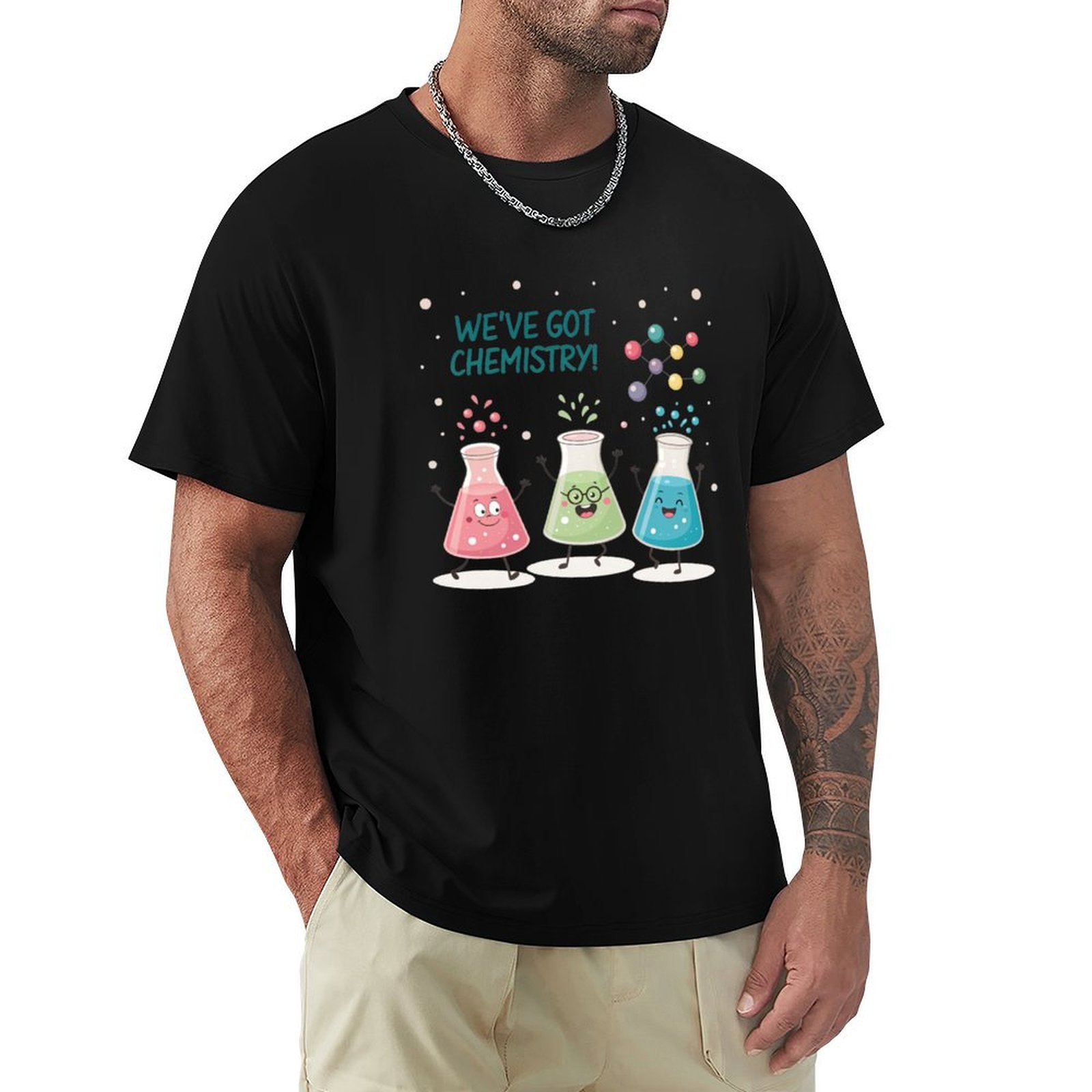Science Buddy - تي شيرت Science Beaker Buddies مقاس