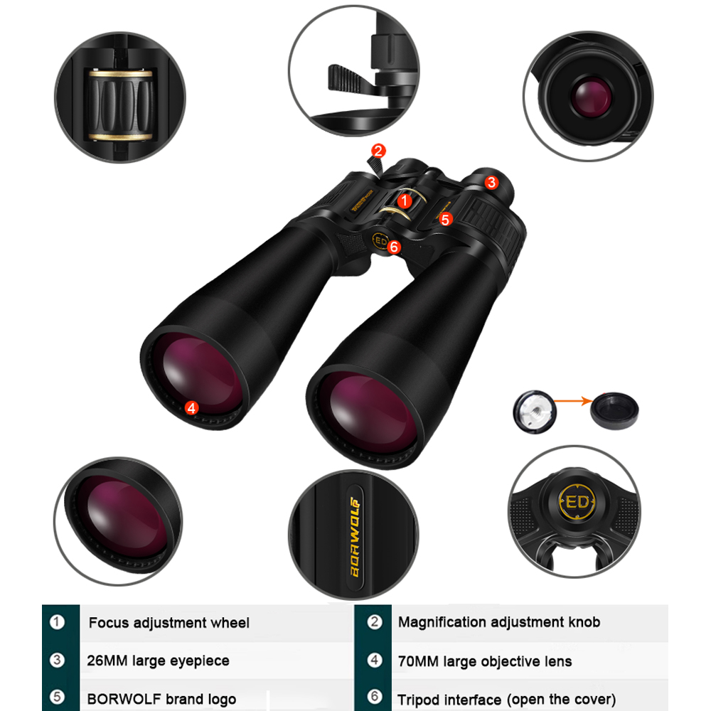 منظار بورولف كبير الحجم بعدسة  - مراجعة National Geographic Telescope 70Mm وسعره