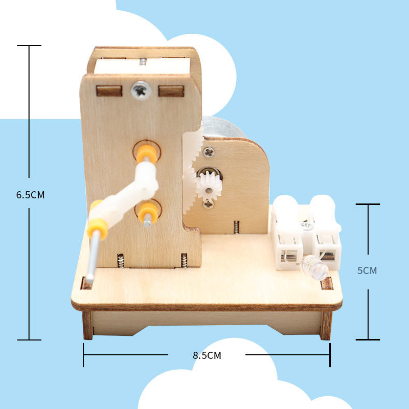 لتقوم بها بنفسك مولد يدوي صغير - مراجعة Science Project Kit وسعره