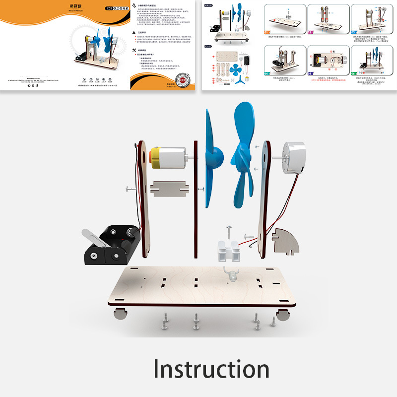 DIY الرياح مدفوعة مولد نموذج ا - مراجعة Science Project Kit وسعره