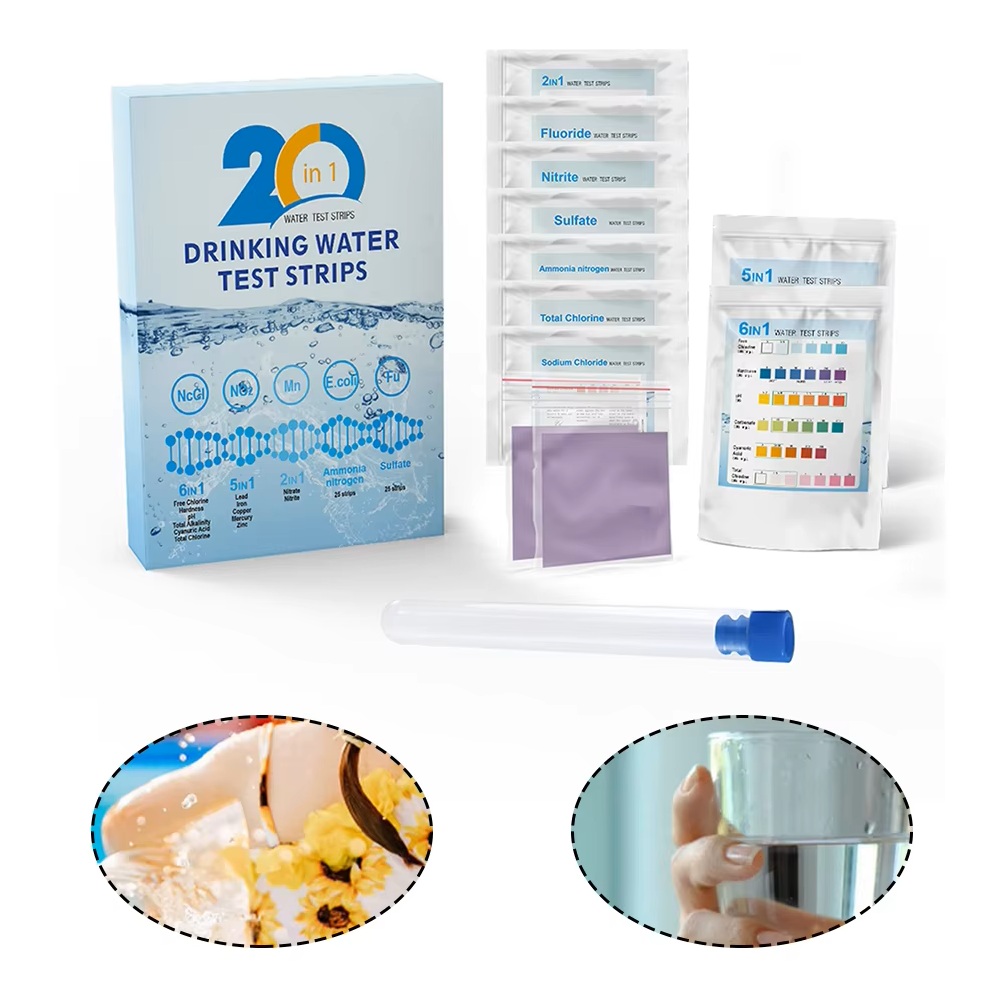 شرائط اختبار المياه YAGO 20 في - مراجعة Water Testing Kit وسعره