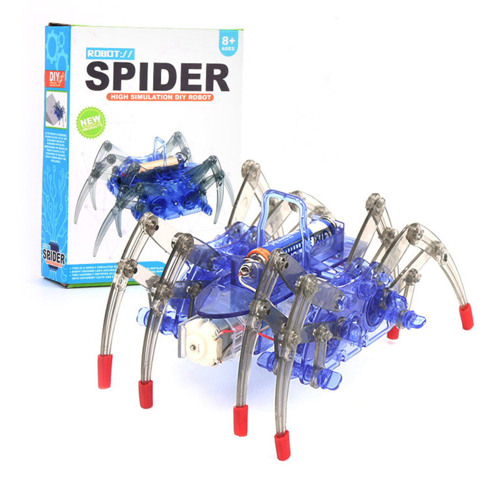 طقم روبوت العنكبوت الكهربائي ا - مراجعة Science Project Kit وسعره