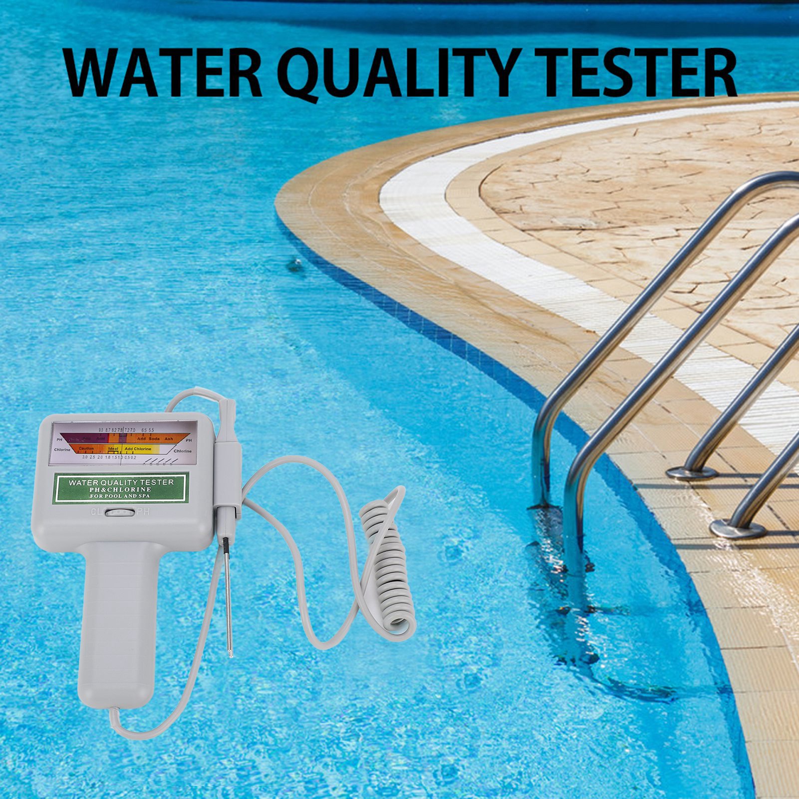 جهاز اختبار رقمي لمياه حمامات  - مراجعة Water Testing Kit وسعره