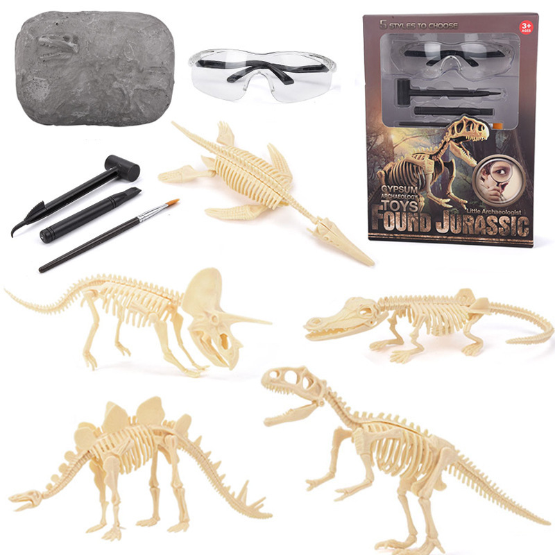 مجموعة تنقيب عن حفريات الديناص - مراجعة Science Toys وسعره