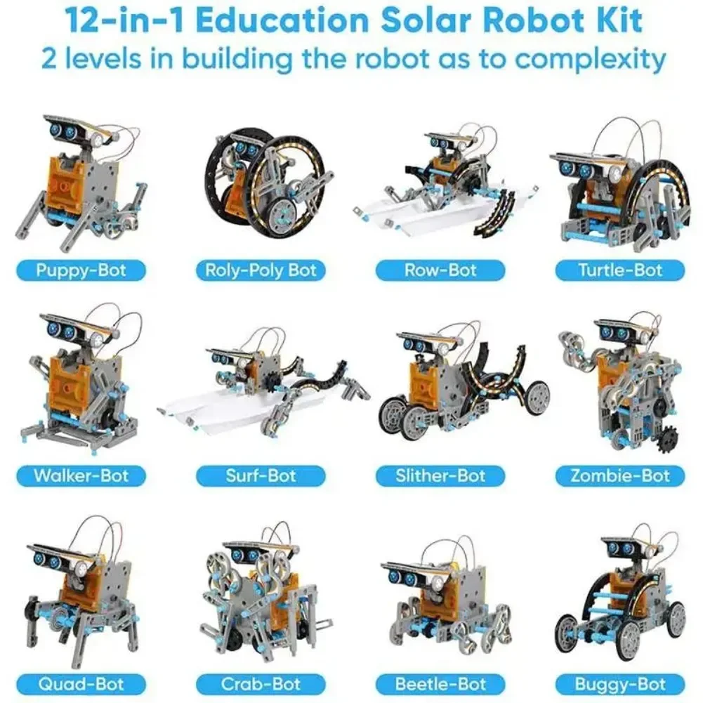 13 في 1 مجموعة العلوم الروبوتي - مراجعة Science Project Diy وسعره
