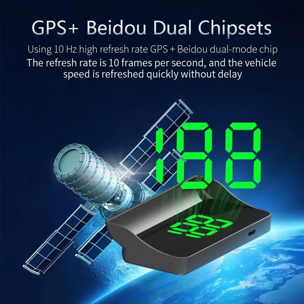 HD M2 شاشة عرض علوية GPS عداد  - مراجعة Anemometer Wind Speed وسعره